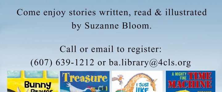 Children’s author Suzanne Bloom visits the Afton Free Library – October 23