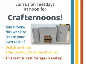 Crafternoons (Online) @ George F. Johnson Memorial Library