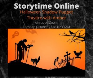 Miss Amber's Shadow Puppet Story time @ William B Ogden Free Library -- Zoom Meeting
