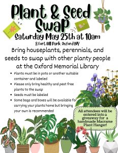 Plant and Seed Swap @ Oxford Memorial Library