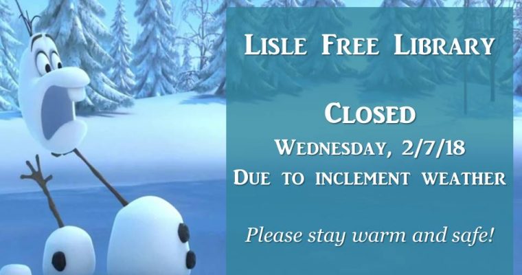 Library Closed 2/7/2018