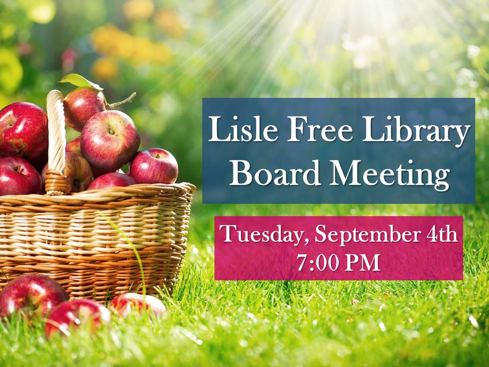 September Library Board Meeting