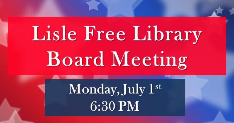 July Board of Trustee Meeting