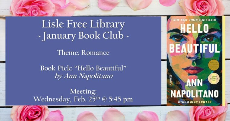 Book Club: “Hello Beautiful” by Ann Napolitano
