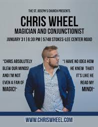The Magician Chris Wheel - July 19 @ 6:30