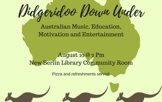 Didgeridoo Down Under  to perform 8/10/18