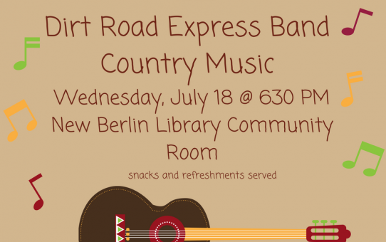 Dirt Road Express Band July 18 @ 6:30 pm