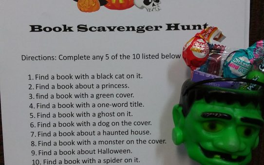 Halloween Book Scavenger Hunt