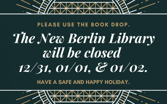 Library closed 12/31-1/3