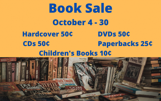 Book Sale Oct 4-30