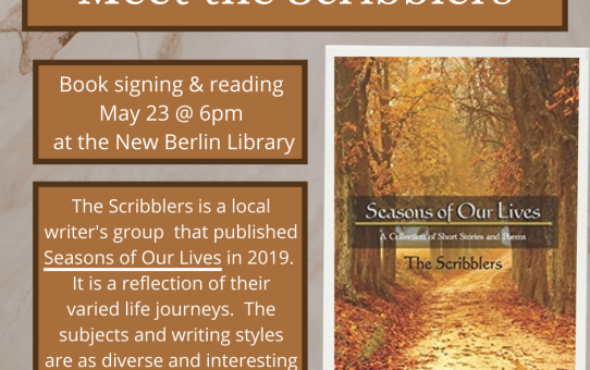 Come Join the Scribblers at the New Berlin Library!