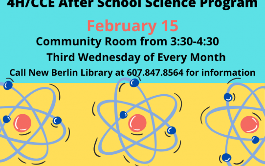 February 15 - After School Science Program