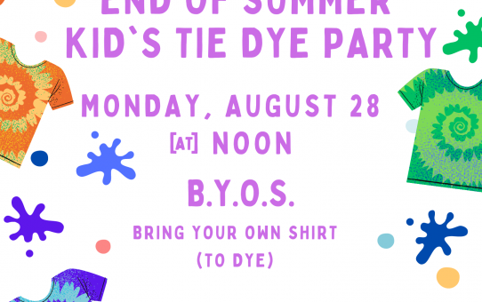 Tie Dye Party!