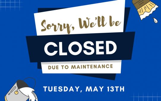 New Berlin Library will be closed 5/14 due to maintenance. Book drop will be unavailable, fines will be waived.