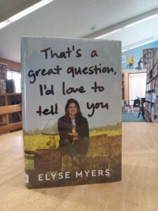 Book cover for 'That's a Great Question, I'd Love to Tell You'