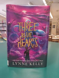 Book cover for 'Three Blue Hearts'