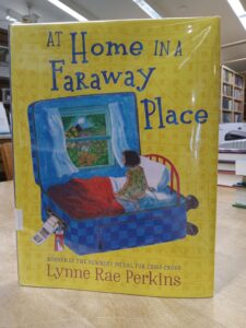 Book cover for 'At Home in a Faraway Place'