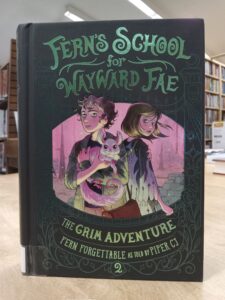 Book cover for 'The Grim Adventure'