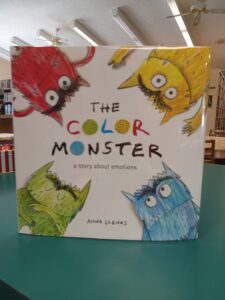 Book cover for 'The Color Monster'
