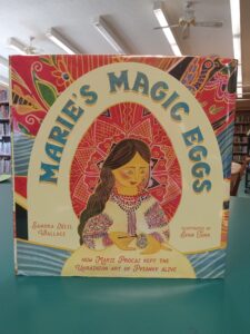 Book cover for 'Marie's Magic Eggs'