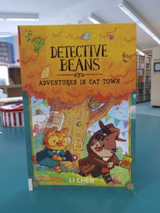 Book cover for 'Detective Beans: Adventures in Cat Town'