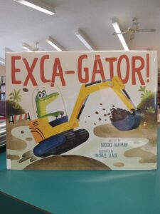 Book cover for 'Exca-Gator!'