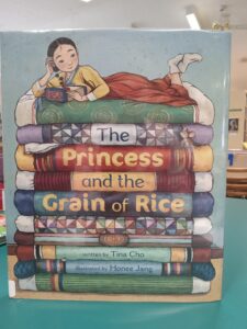 Book cover for 'The Princess and the Grain of Rice'