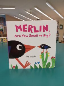 Cover for the board book 'Merlin, are you Small or Big?