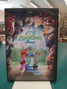 Front of DVD case for the movie 'Zootopia 2'
