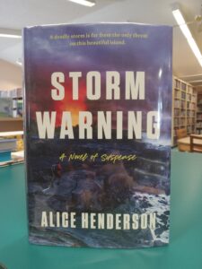 Cover for the novel 'Storm Warning'