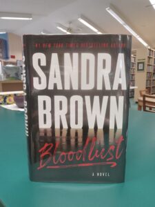 Book cover for the novel 'Bloodlust'