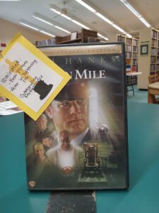Front of DVD Case for the film 'The Green Mile'
