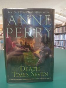 Cover for the mystery novel 'Death Times Seven'