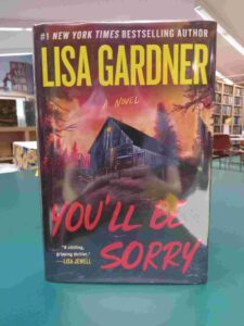 Photo of the cover for the thriller novel 'You'll Be Sorry'