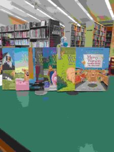 Photo of the covers for the first 6 books in the Mercy Watson series