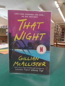 Photo of the cover for the thriller novel 'That Night'