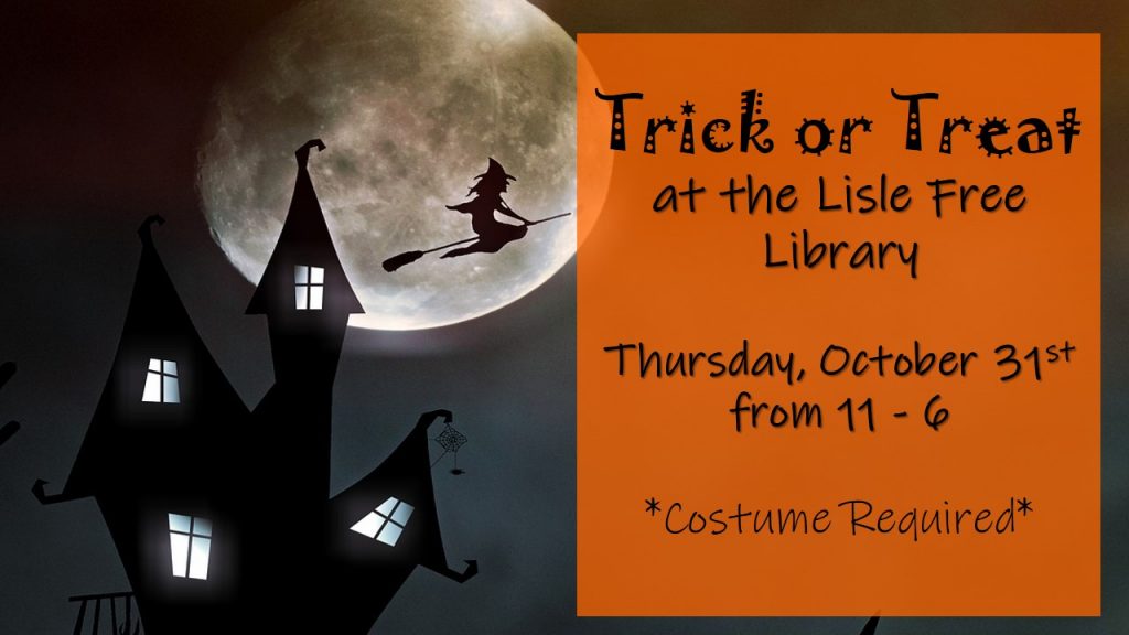 Trick or Treaters Lisle Free Library