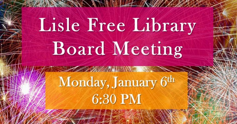 January Board of Trustee Meeting