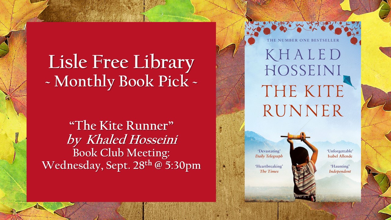 Book Club: “The Kite Runner” by Khaled Hosseini