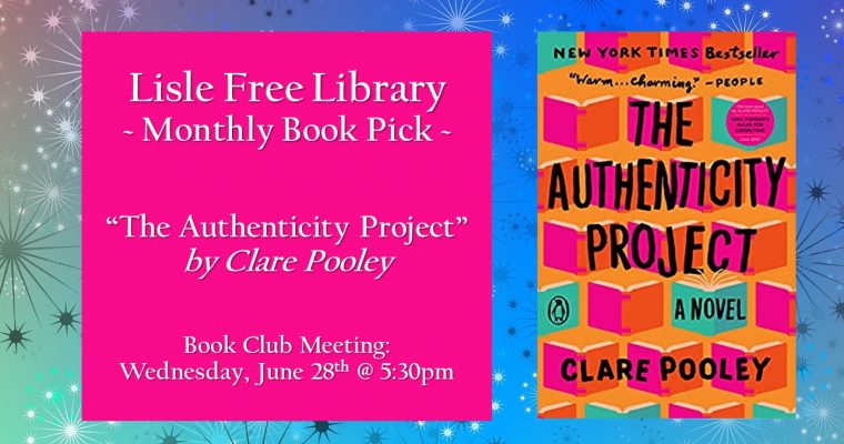 Book Club: “The Authenticity Project” by Clare Pooley