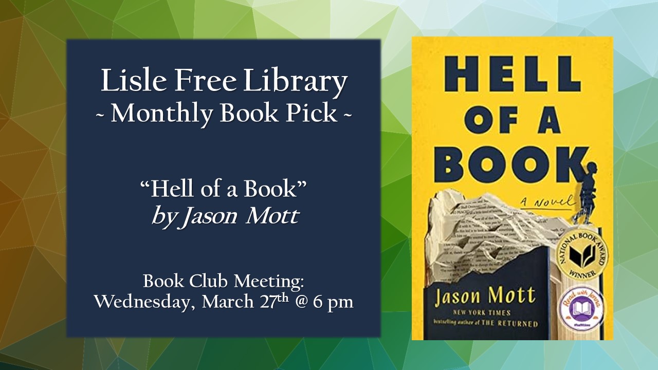 Book Club: “Hell of a Book” by Jason Mott