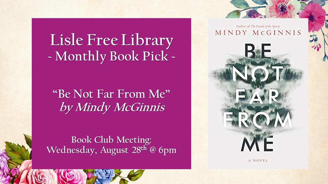 Book Club: “Be Not Far From Me” by Mindy McGinnis