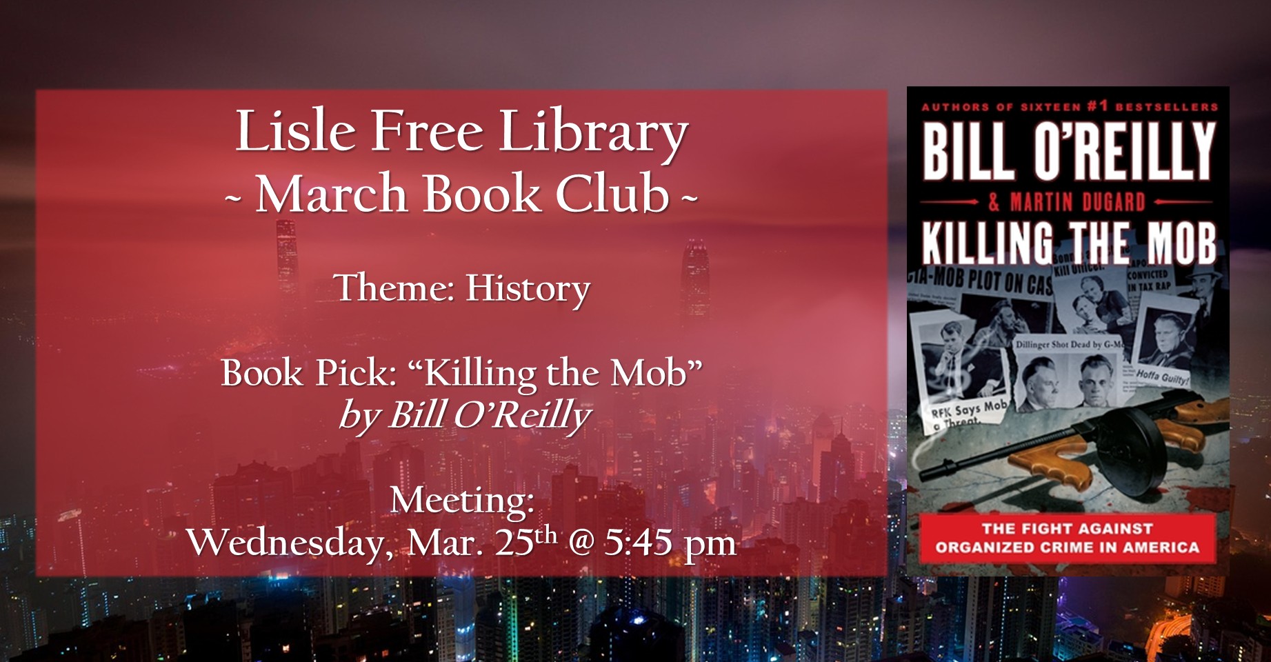 Book Club: “Killing the Mob” by Bill O’Reilly
