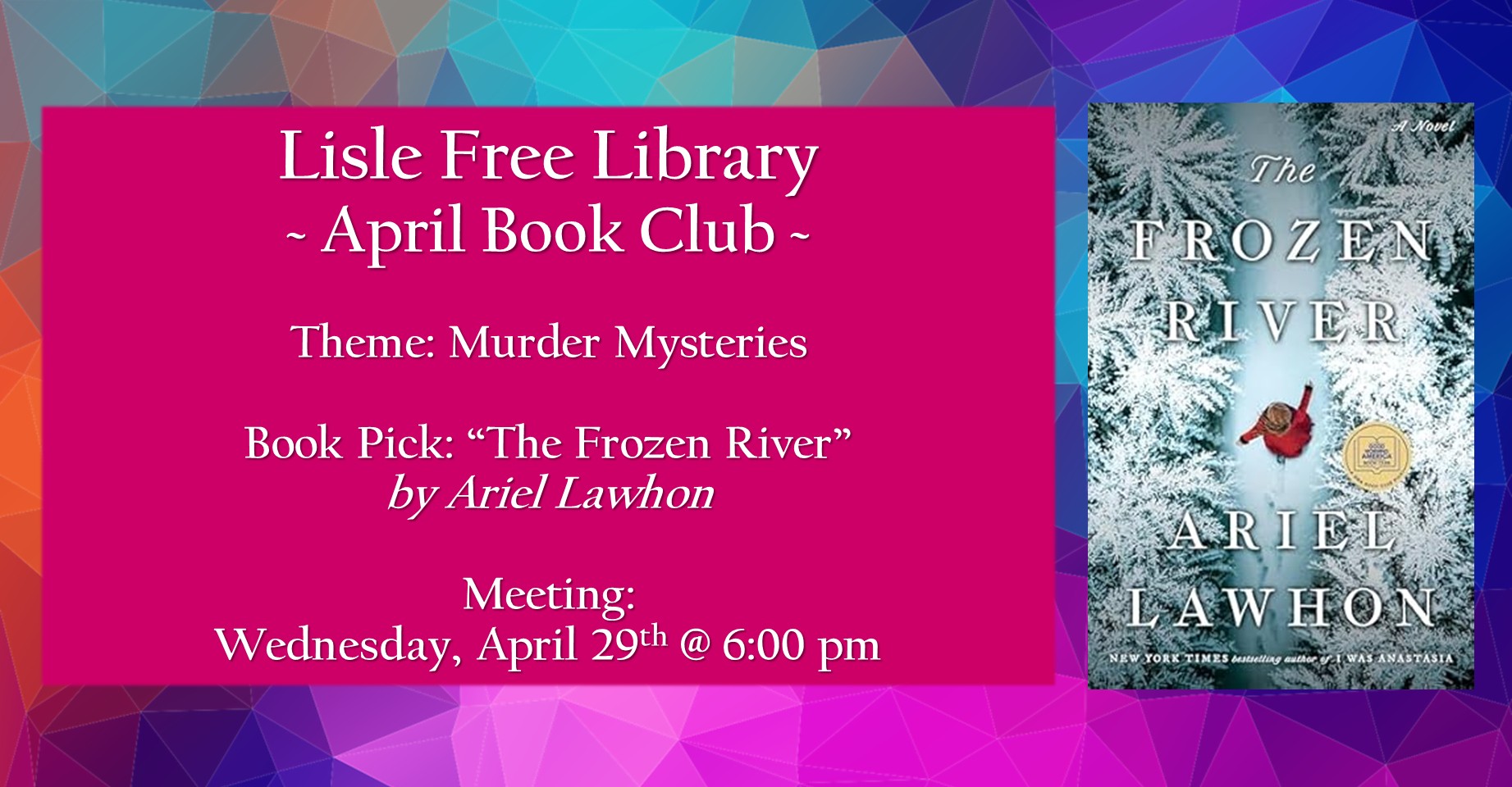 Book Club: “The Frozen River” by Ariel Lawhon