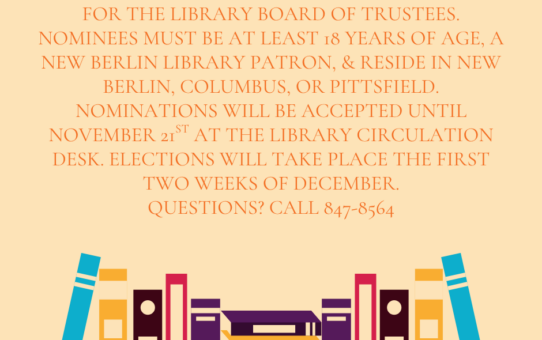 Library Board Nominations