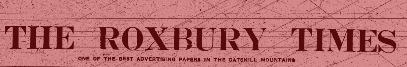 Roxbury Library Association 53742 State Hwy 30 PO Box 186 Roxbury NY